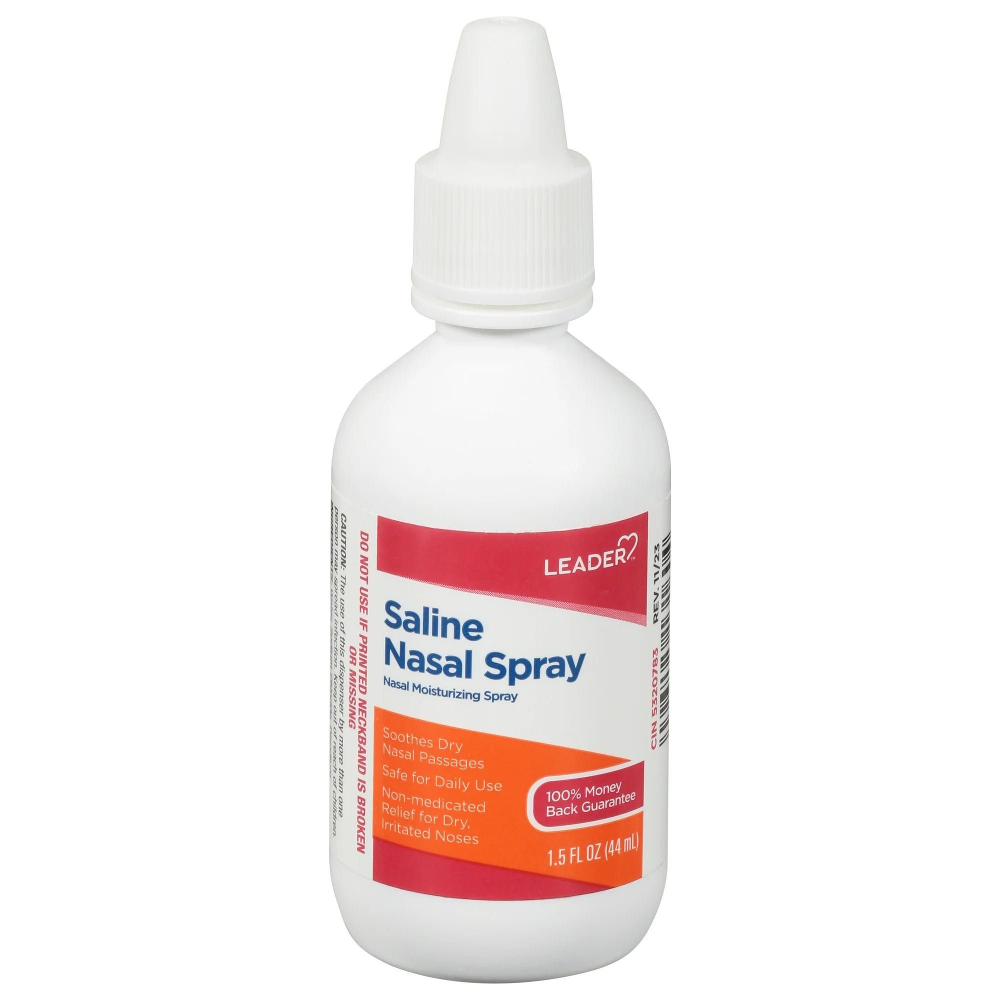 Leader Saline Nose Spray, 0.65%, 1.5oz - Gentle Nasal Moisturizer & Irrigation