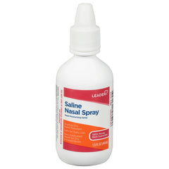 Leader Saline Nose Spray, 0.65%, 1.5oz - Gentle Nasal Moisturizer & Irrigation