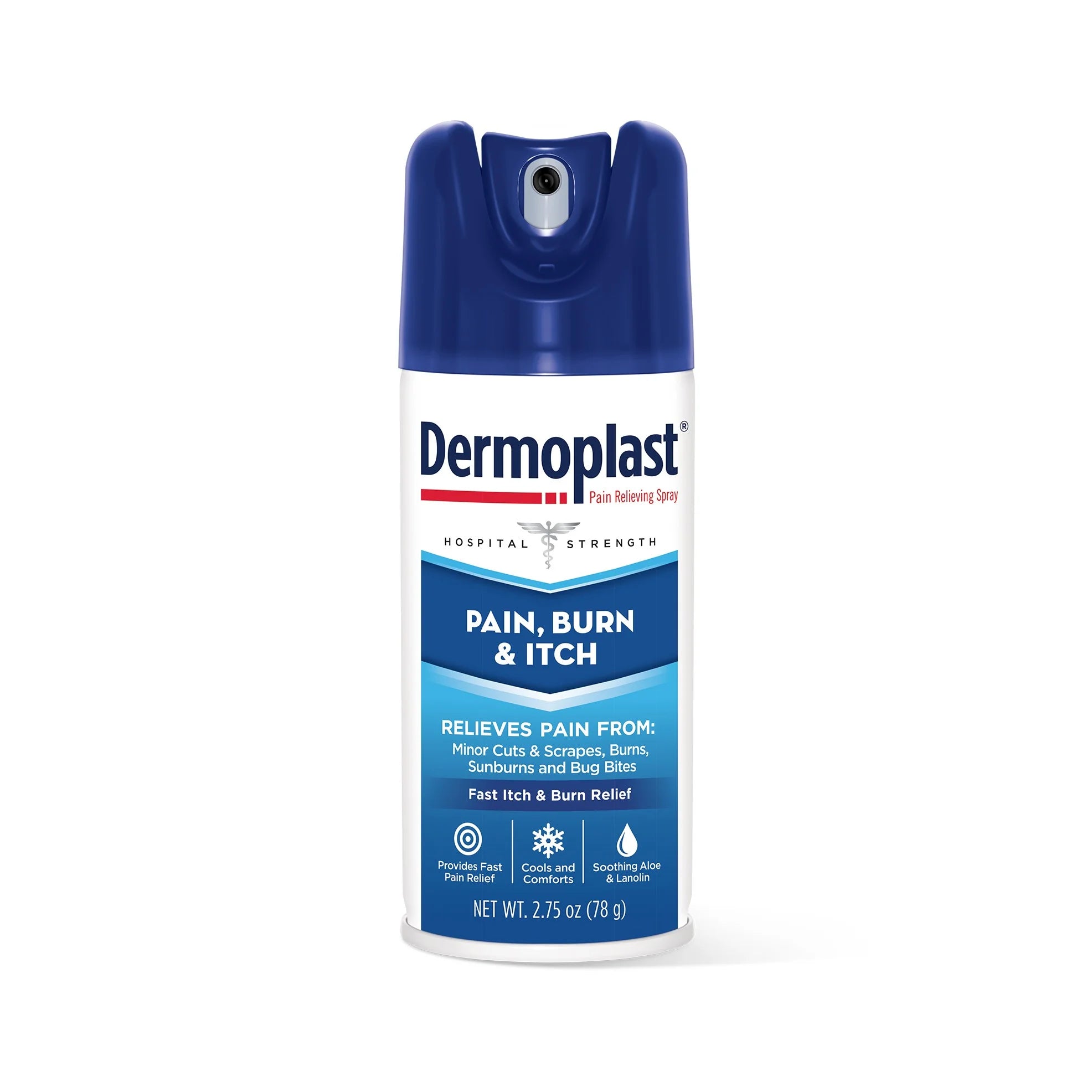 Dermoplast Pain Relief Spray for Minor Cuts, Burns and Bug Bites, 2.75 oz
