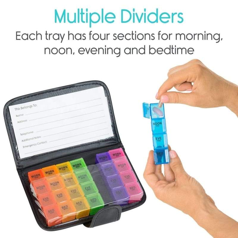 Vive Travel Pill Organizer