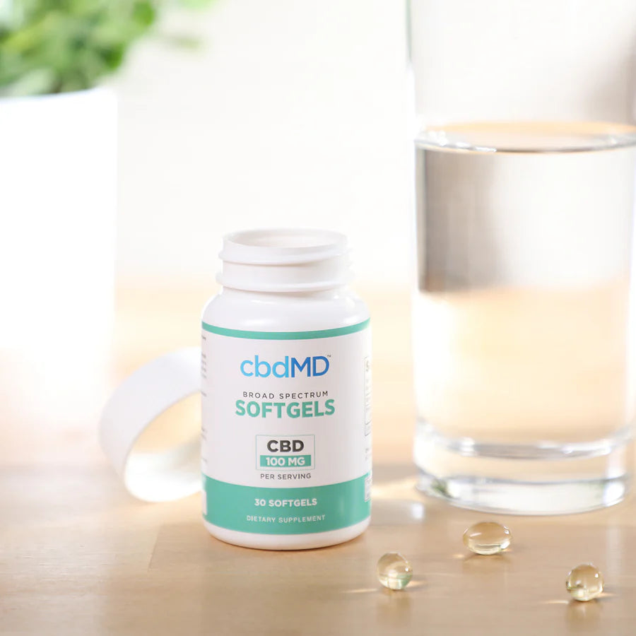 cbdMD Broad Spectrum CBD Softgels