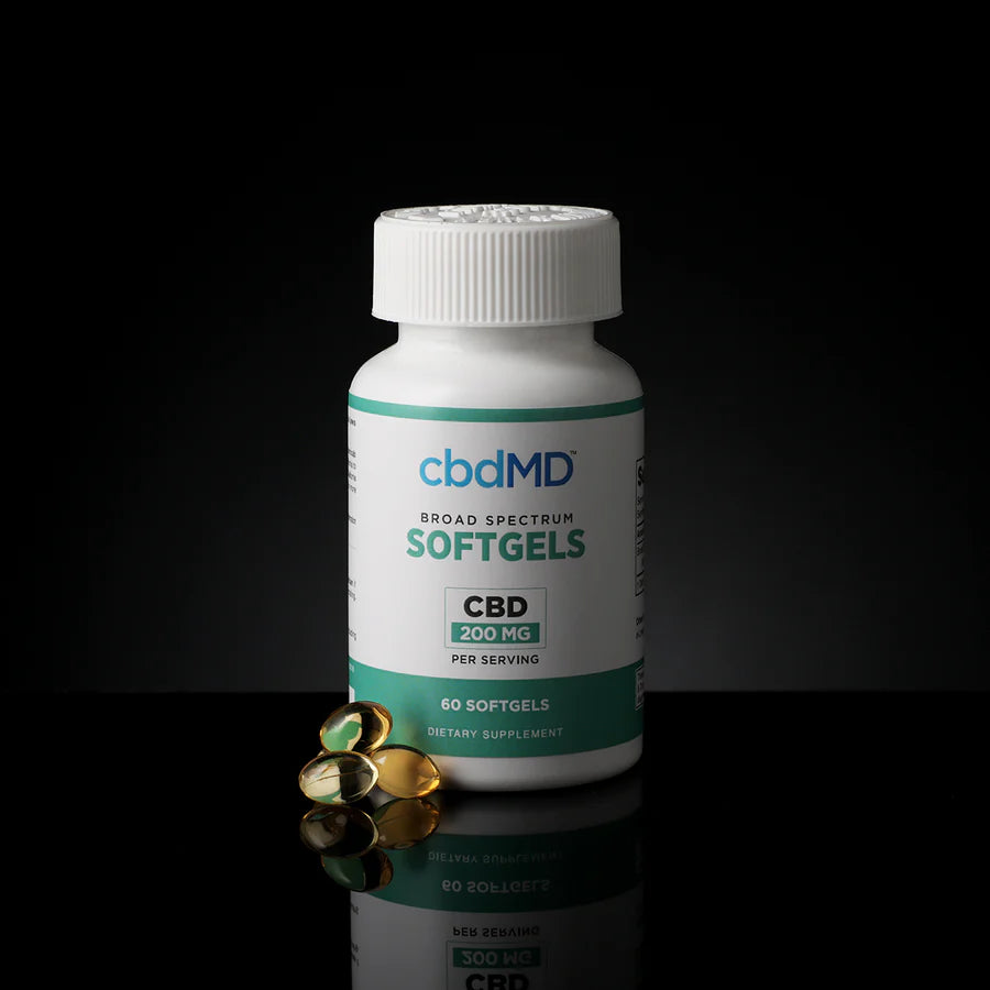 cbdMD Broad Spectrum CBD Softgels