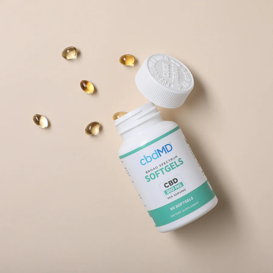 cbdMD Broad Spectrum CBD Softgels