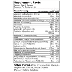 Zahler Total One Prenatal (60) Capsules