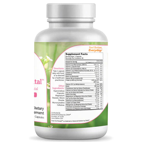 Zahler Total One Prenatal (60) Capsules